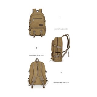 Foto 4 | Mochila Urban Canvas 20l Impermeable para Viajes y Senderismo - Venta Internacional