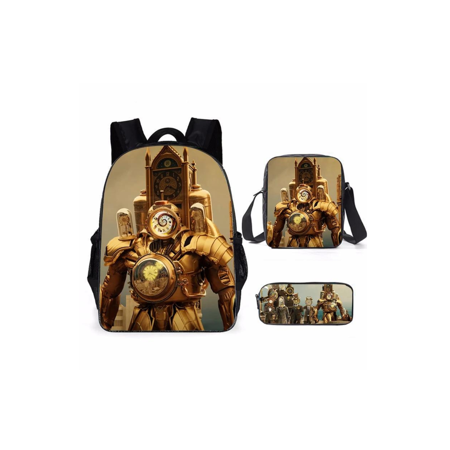 Foto 1 | Set de Mochilas Skibidi Toilet Multiverse De 3 Piezas - Venta Internacional
