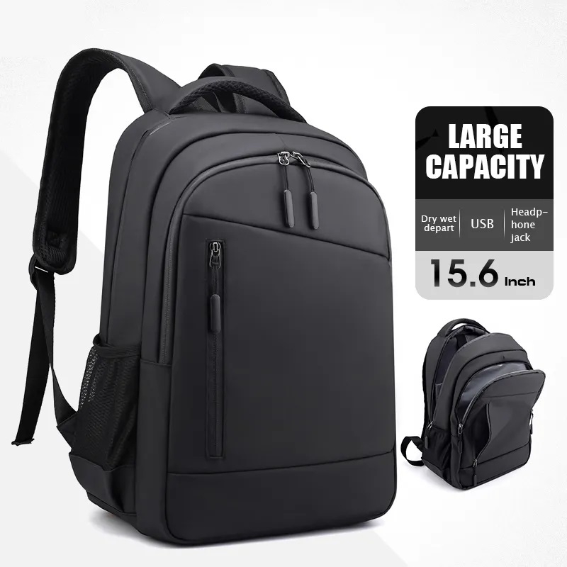 Foto 3 pulgar | Mochila Negra para Laptop-Venta Internacional