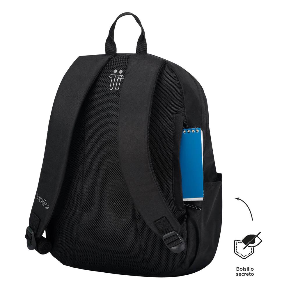 Foto 5 | Mochila Totto Trik M 22200-n01 Negro Negro