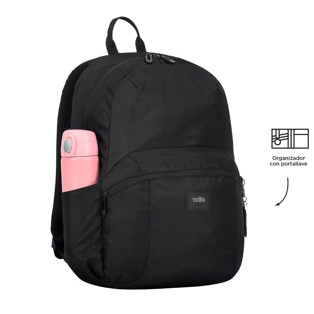 Foto 6 | Mochila Totto Trik M 22200-n01 Negro Negro