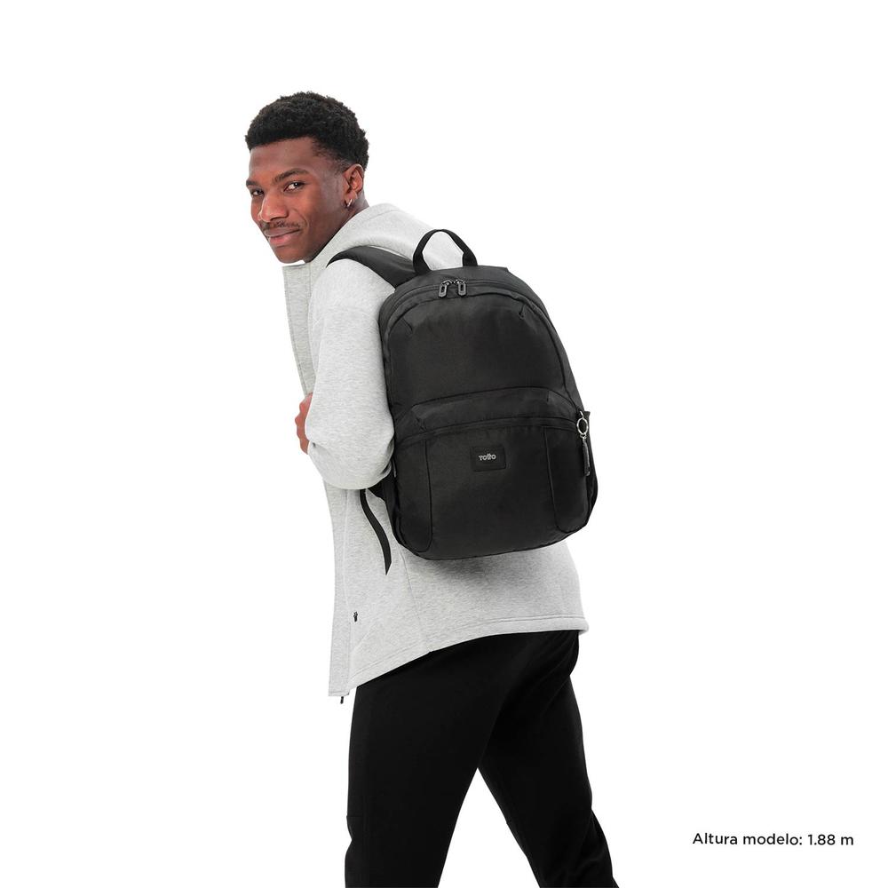Foto 7 | Mochila Totto Trik M 22200-n01 Negro Negro