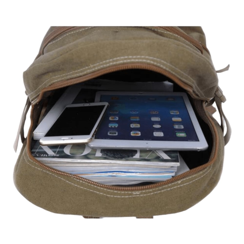 Foto 3 pulgar | Mochila Urban Canvas 20l Outdoor M25 Casual Vintage - Venta Internacional