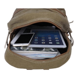 Foto 2 | Mochila Urban Canvas 20l Outdoor M25 Casual Vintage - Venta Internacional