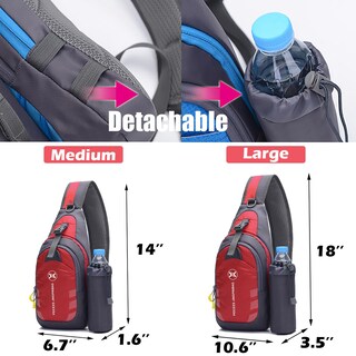Foto 5 | Mochila Bandolera Peicees Peicees Bandolera para Viajes - Venta Internacional