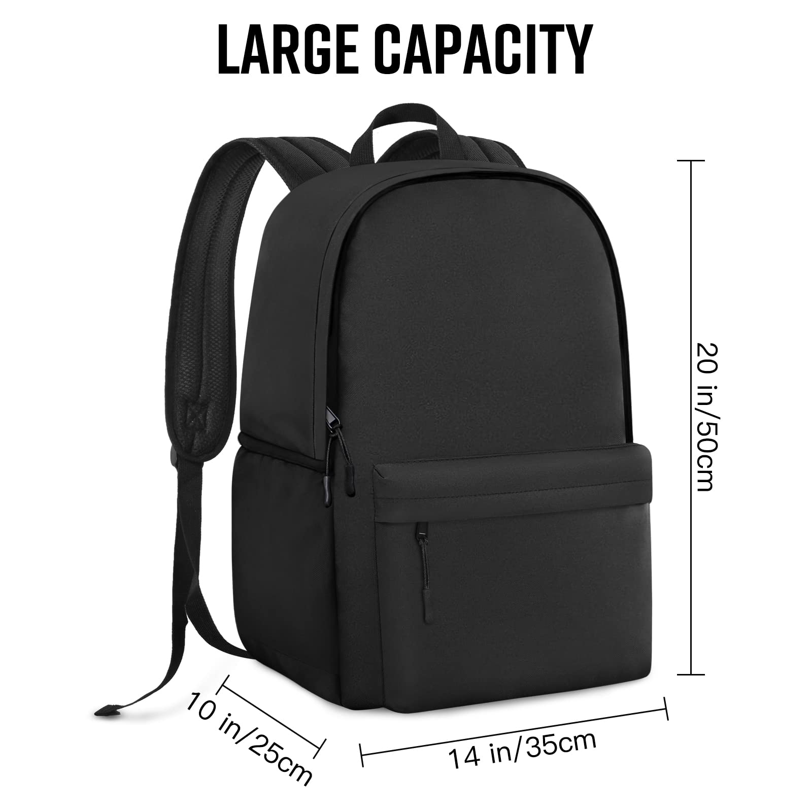 Foto 3 pulgar | Mochila Heeya Classic Negra Basic - Venta Internacional