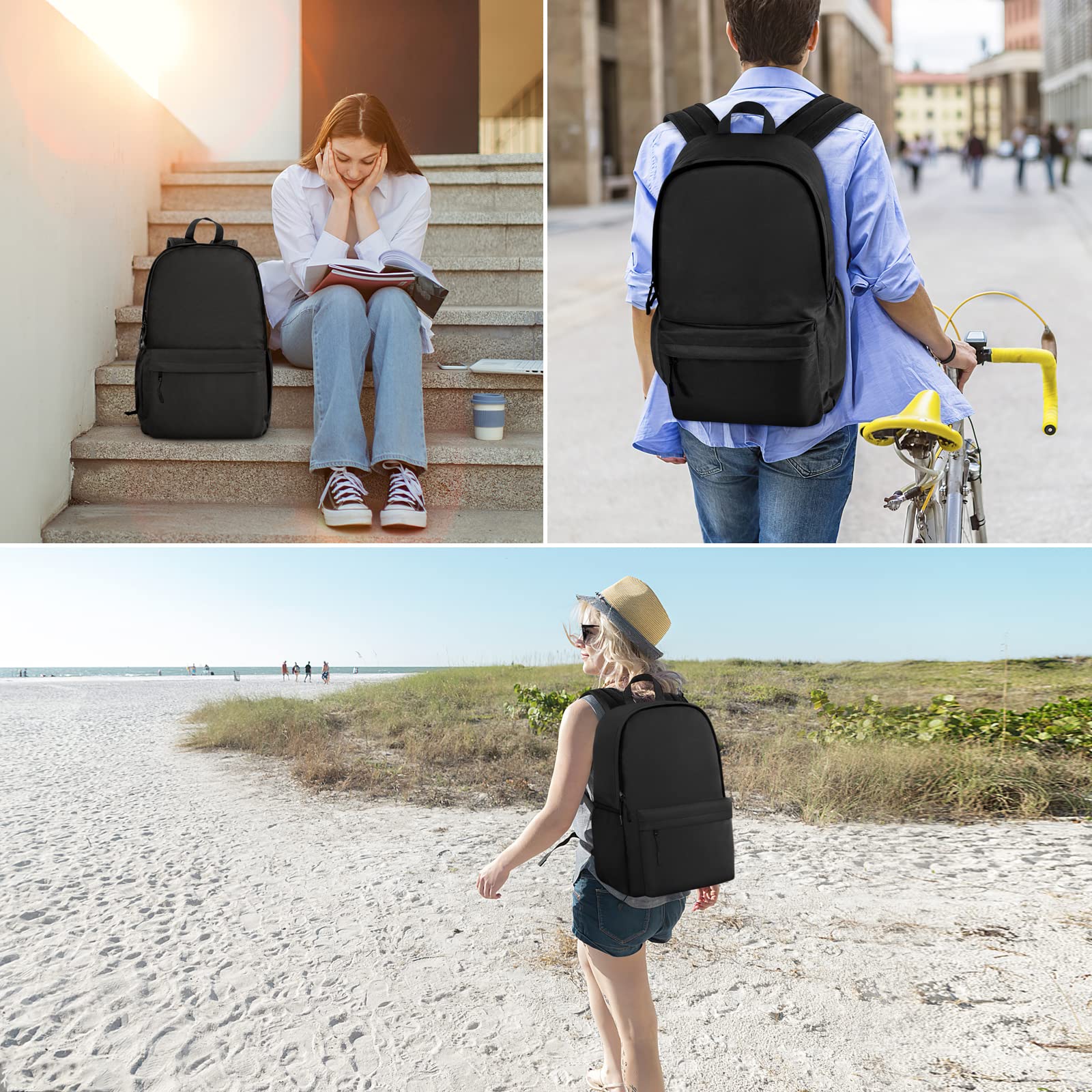 Foto 7 pulgar | Mochila Heeya Classic Negra Basic - Venta Internacional