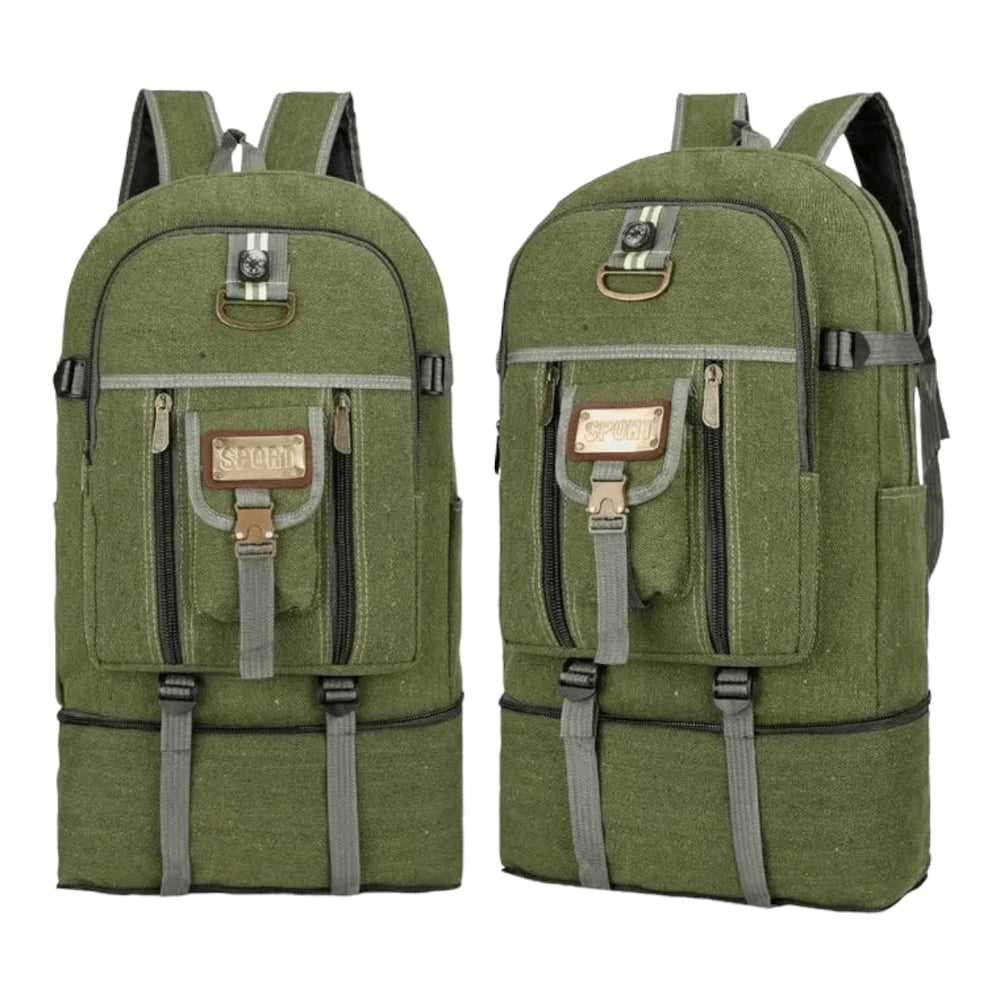 Foto 3 pulgar | Mochila Canvas Vintage Senderismo Travel 50l M29 - Venta Internacional