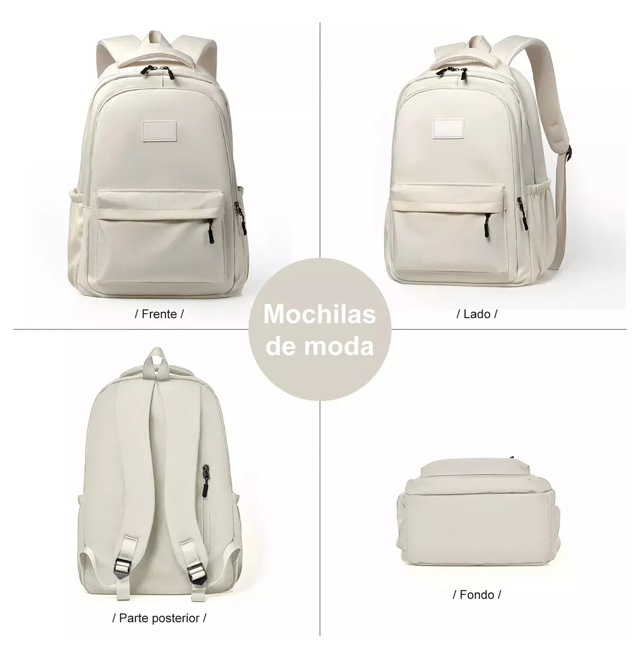 Foto 5 | Mochila Deportiva Escolar Impermeable color Negro