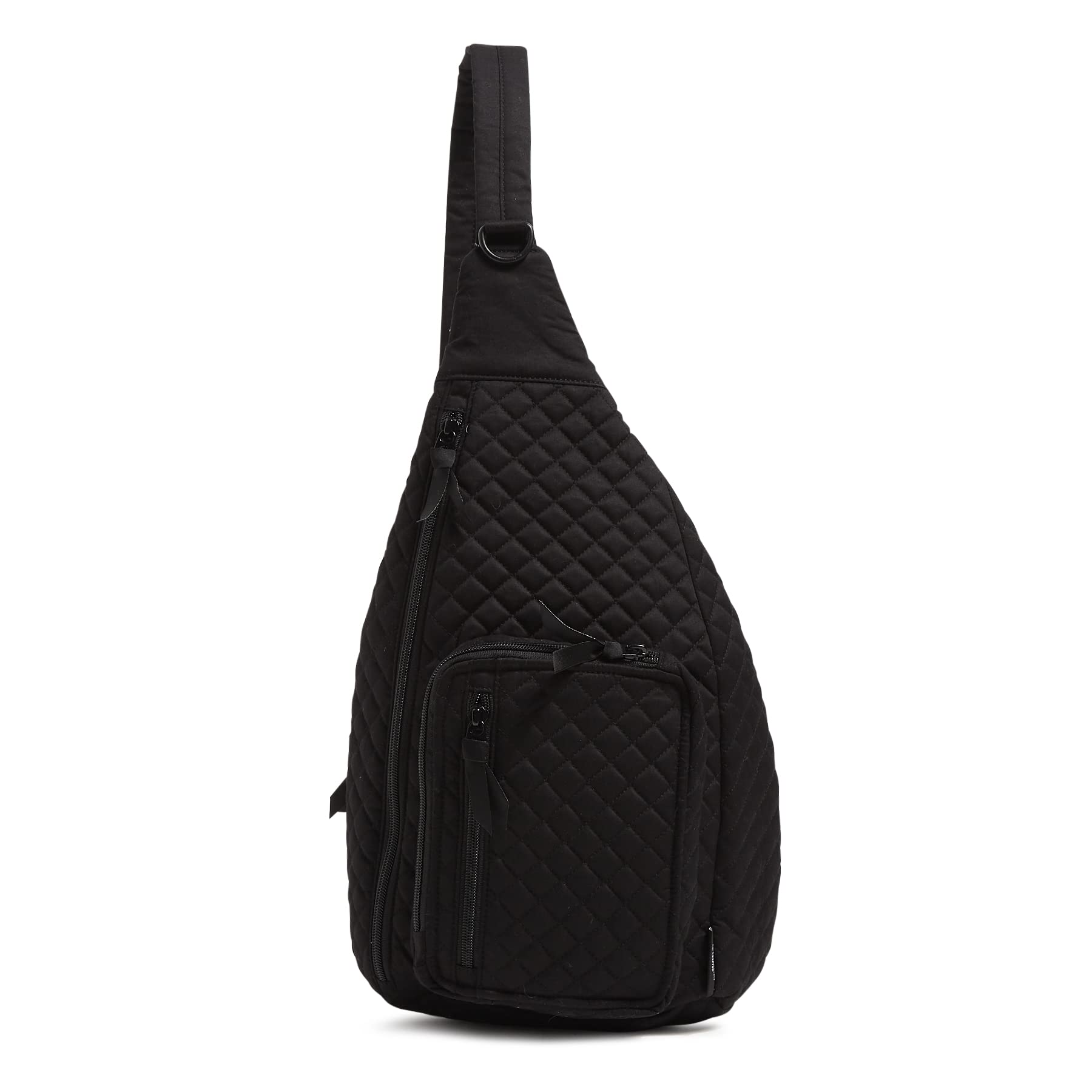 Foto 2 pulgar | Mochila Bandolera de Algodón Reciclado Vera Bradley para Mujer en Negro - Venta Internacional