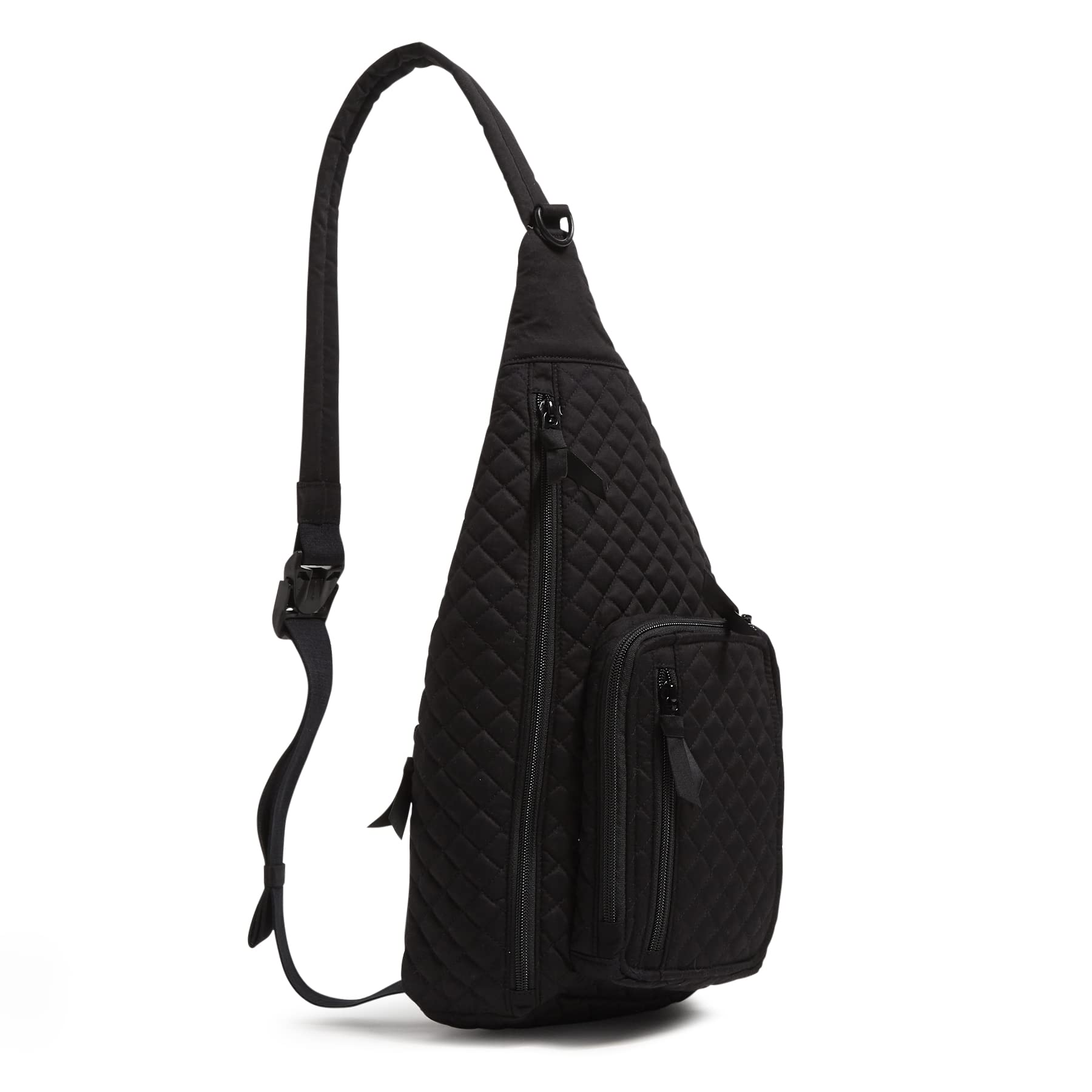 Foto 2 | Mochila Bandolera de Algodón Reciclado Vera Bradley para Mujer en Negro - Venta Internacional