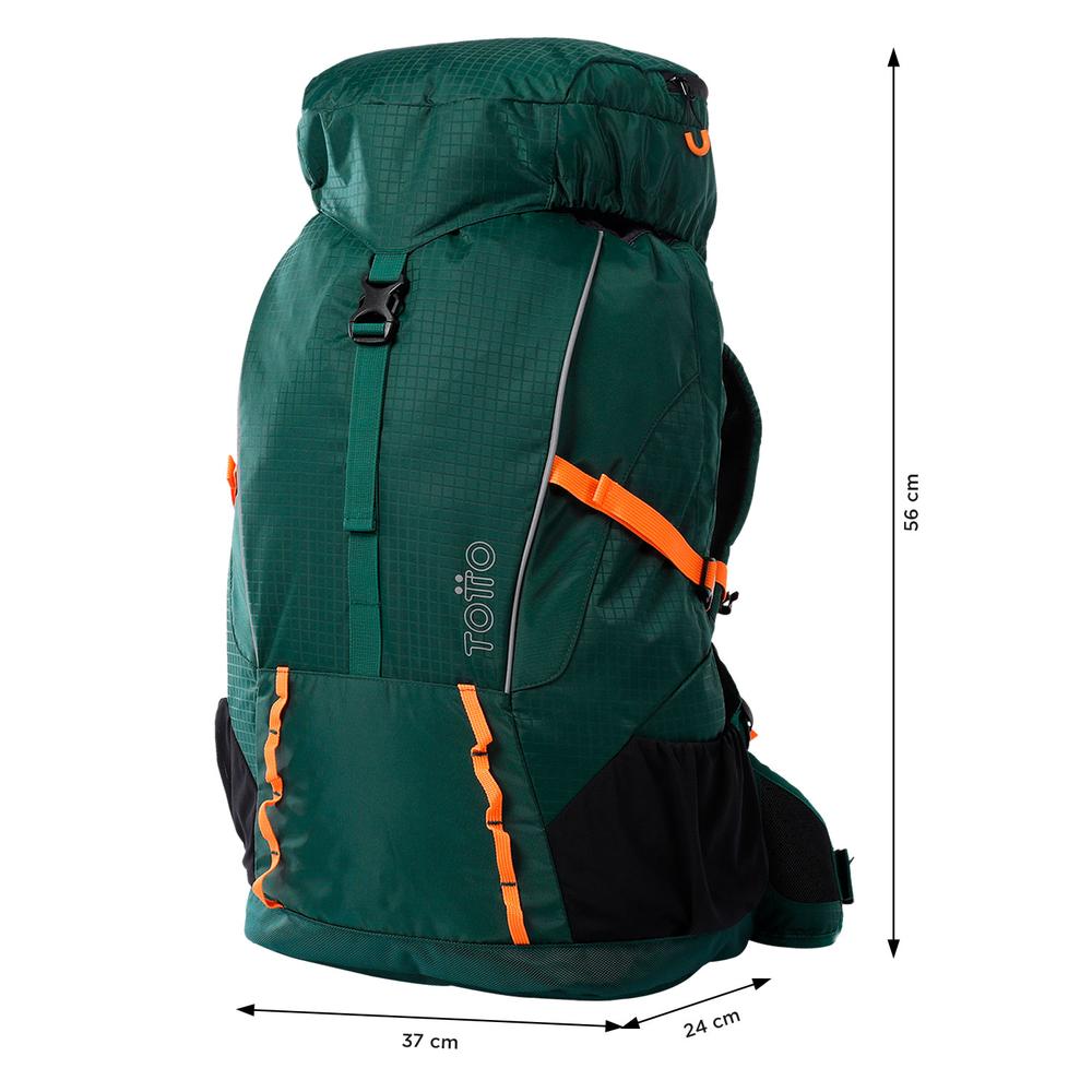 Foto 3 pulgar | Mochila De Campismo Totto Summit 45 2320-v3al Verde Verde