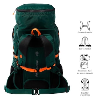 Foto 3 | Mochila De Campismo Totto Summit 45 2320-v3al Verde Verde