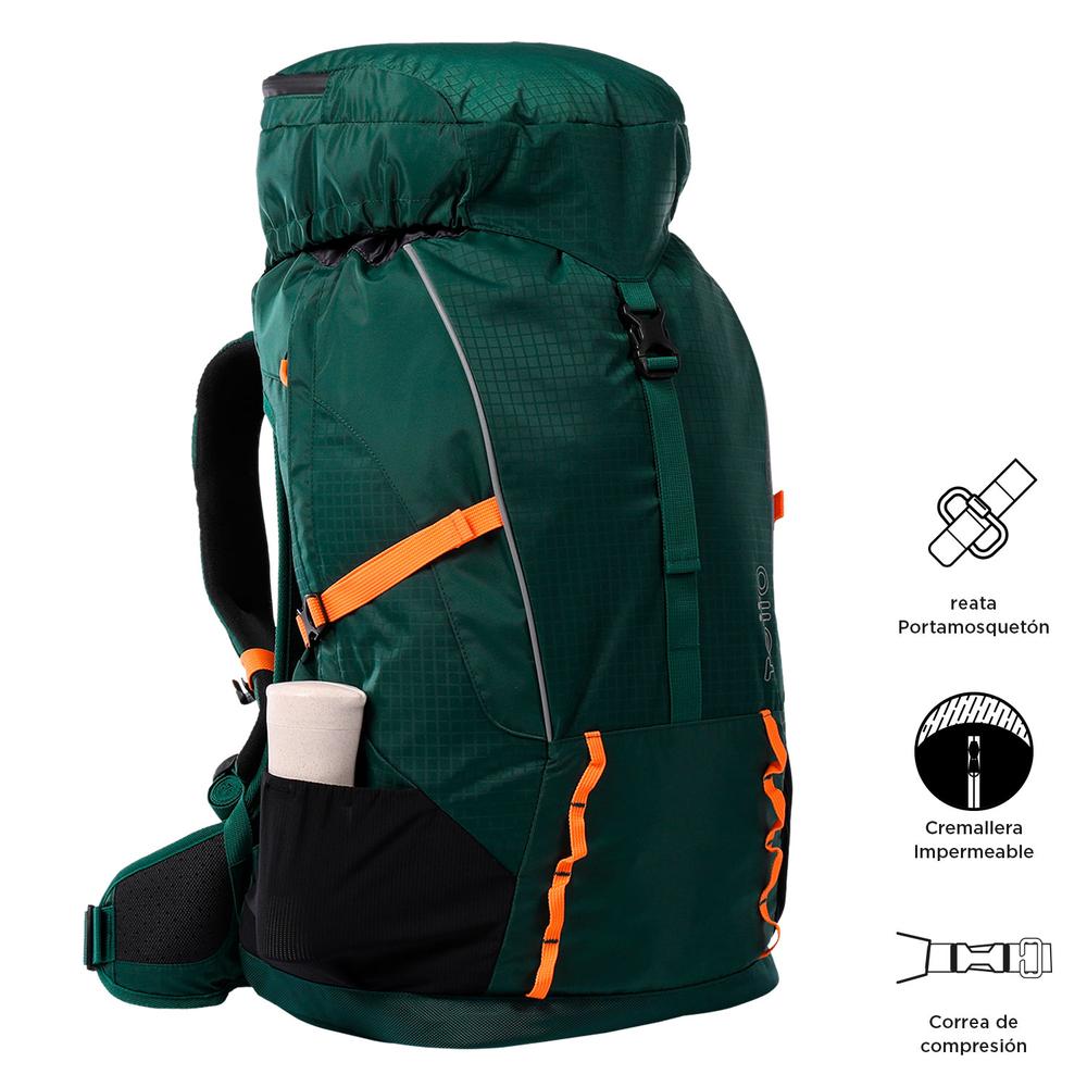 Foto 5 pulgar | Mochila De Campismo Totto Summit 45 2320-v3al Verde Verde