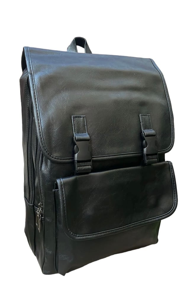 Foto 5 | Mochila de Piel Ecológica Impermeable de Gran Capacidad - Venta Internacional