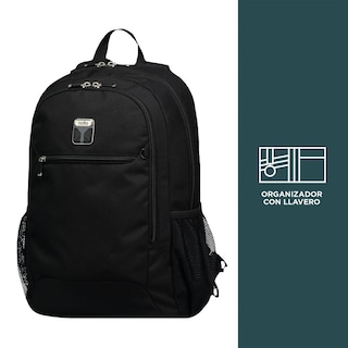 Foto 3 | Mochila Totto Ribbony 21200-n01 Negro Negro