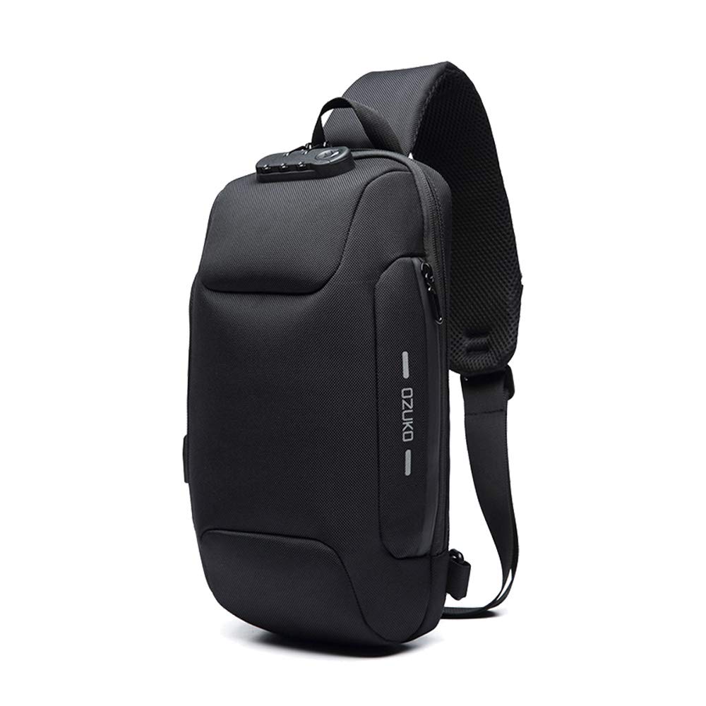 Mochila Bandolera Ozuko USB Antirrobo para Hombre y Mujer - Venta Internacional