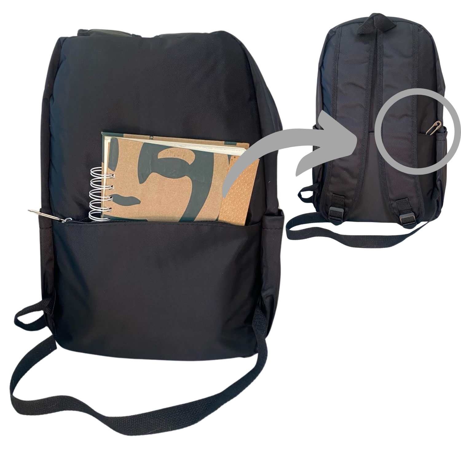 Foto 6 pulgar | Mochila Antirrobo para Portátil  Azul con Puerto Usb - Venta Internacional