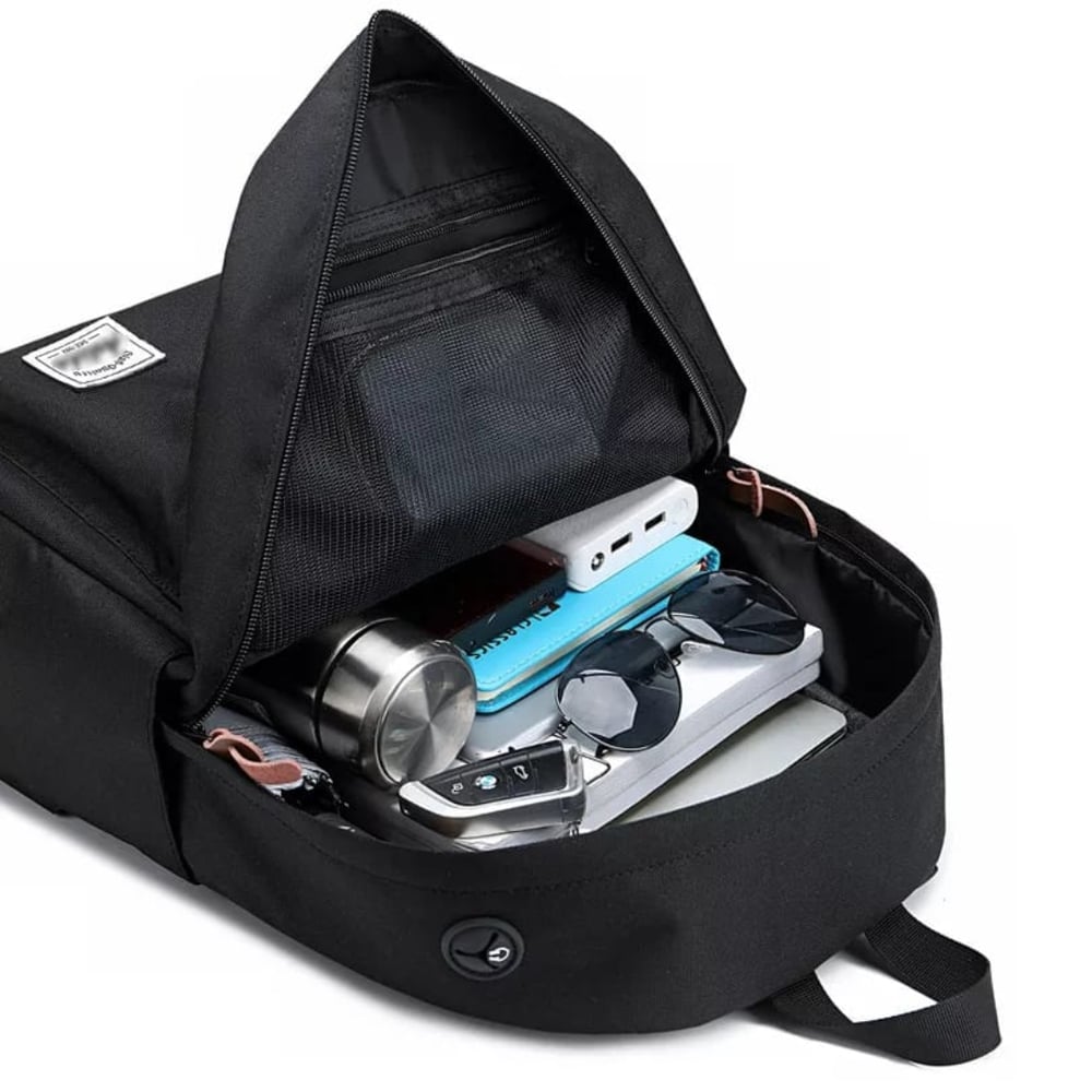 Foto 2 | Mochila Negra para Laptop-Venta Internacional