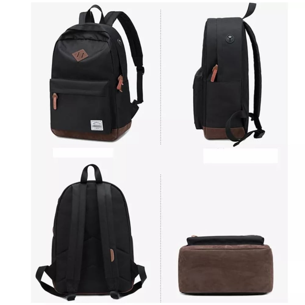 Foto 4 pulgar | Mochila Negra para Laptop-Venta Internacional