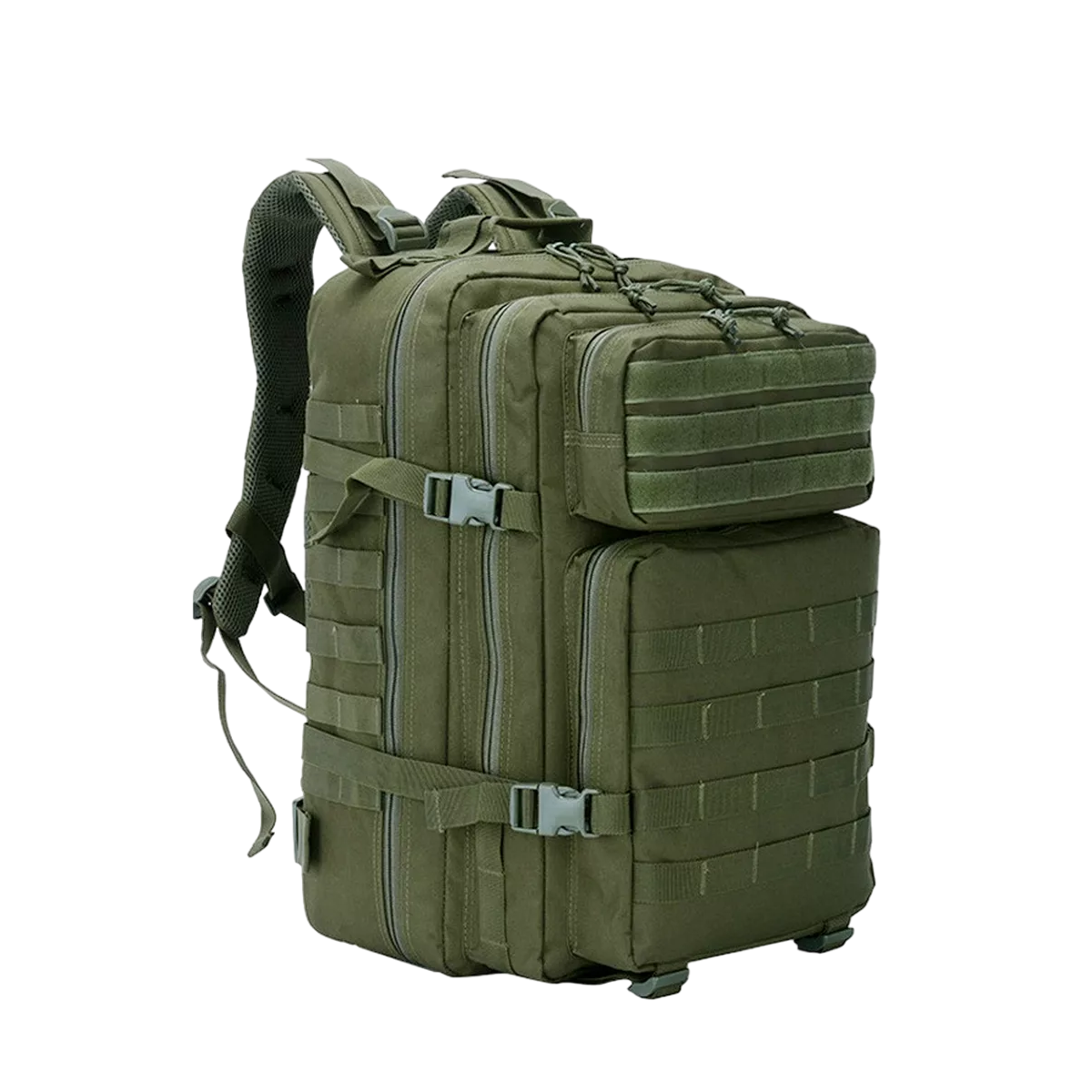 Mochila Táctica Multifuncional Negra Para Exteriores De 45 L Verde
