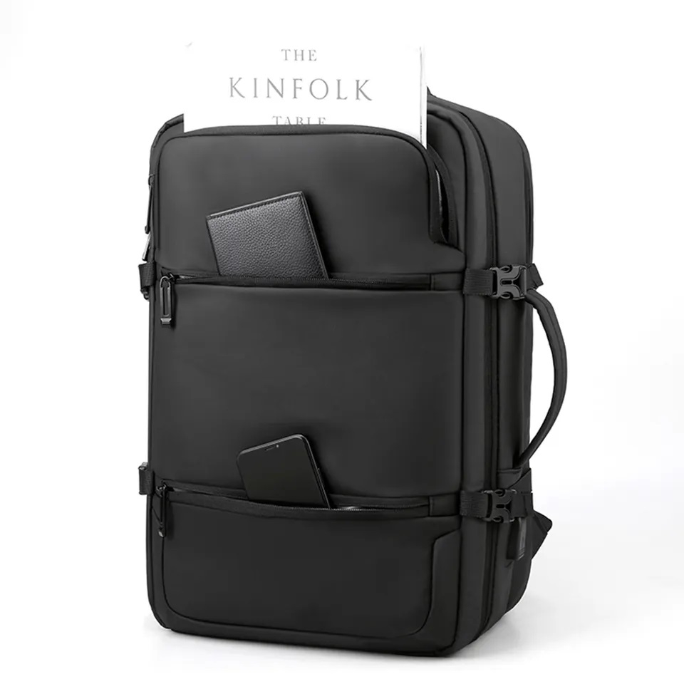 Mochila Impermeable de Viaje con Puerto USB Multifuncional - Venta Internacional