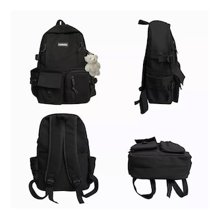 Foto 2 | Mochila Escolar y Casual Negra 35 L