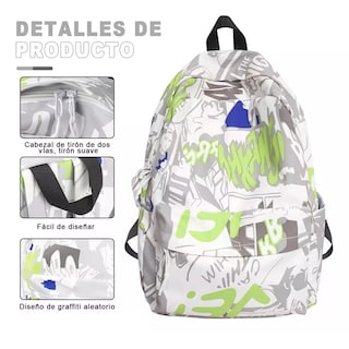 Foto 2 | Mochila Impermeable Escolar