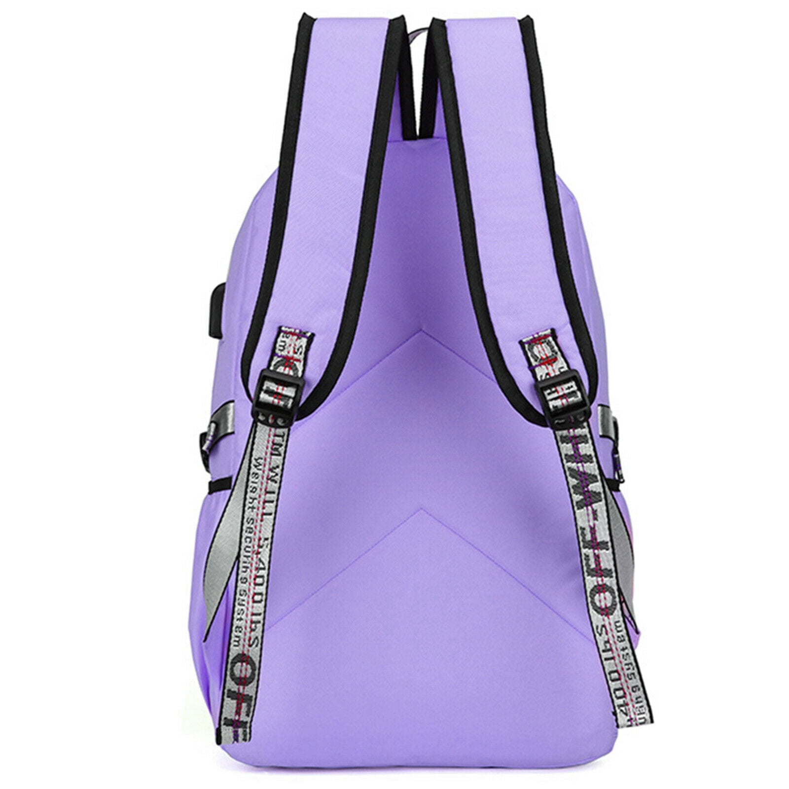 Foto 5 | Mochila Impermeable Antirrobo con Carga Usb 18L  Púrpura - Venta Internacional