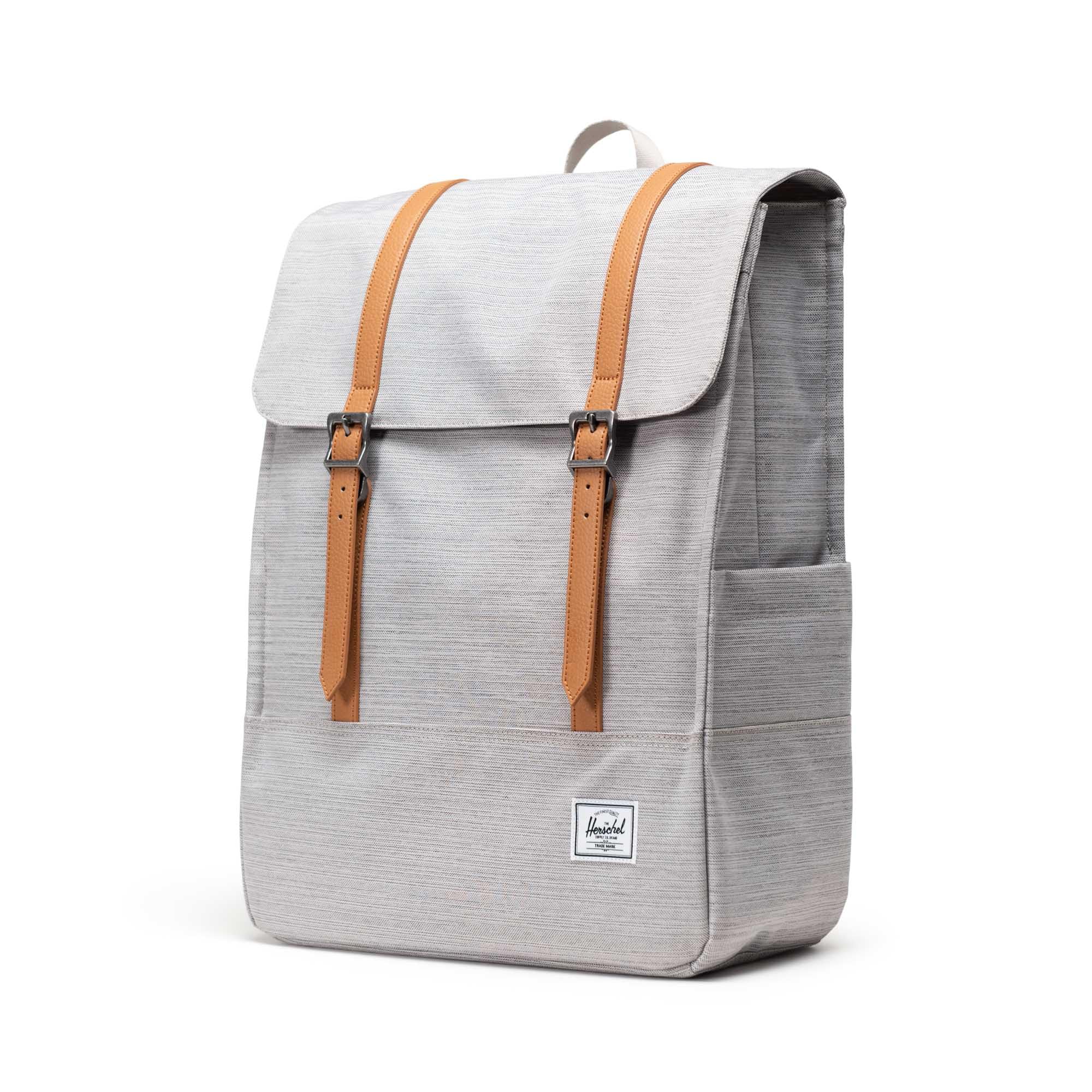 Foto 4 pulgar | Mochila Herschel Survey Crosshatch Gris Claro - Venta Internacional