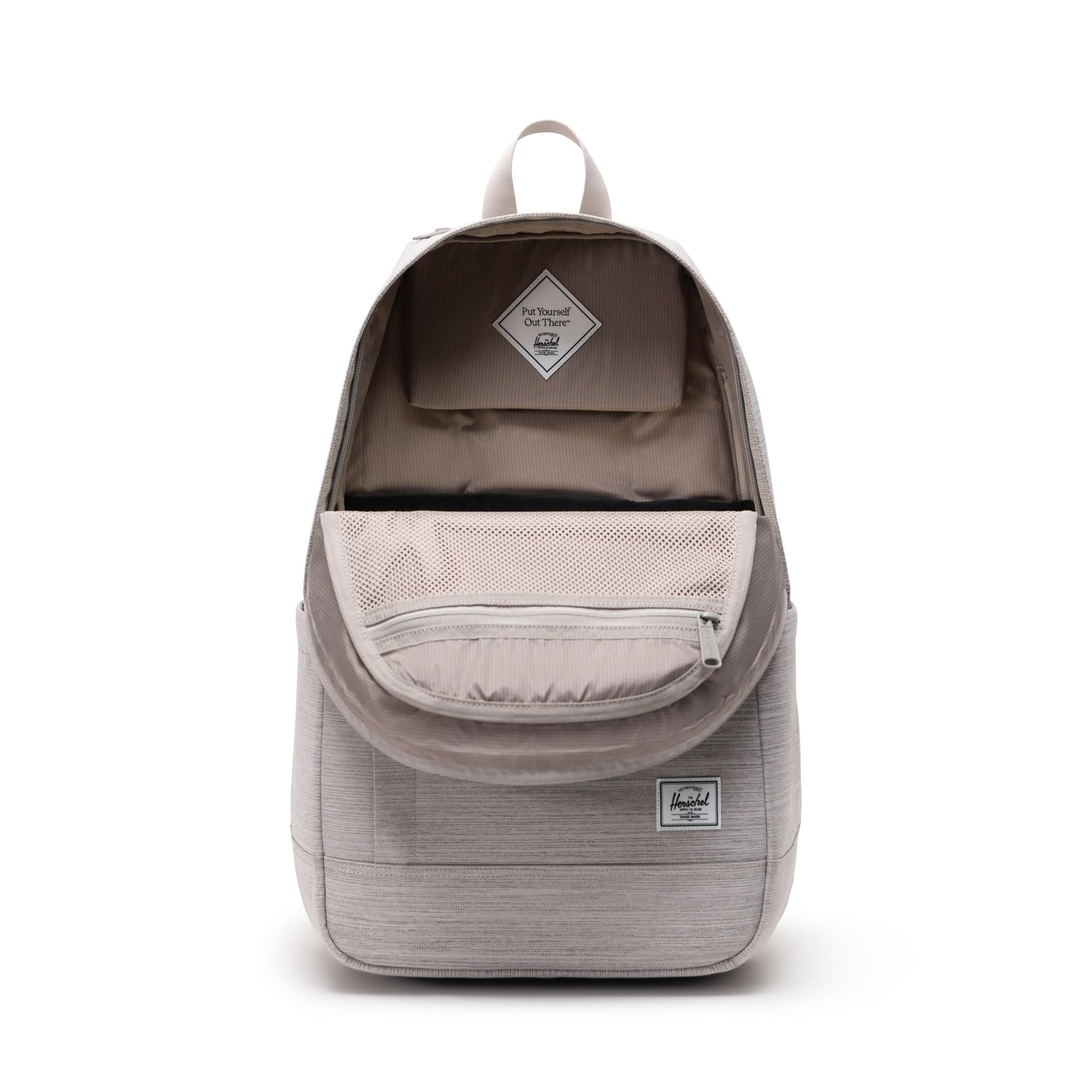 Foto 3 pulgar | Mochila Herschel Seymour Crosshatch Gris Claro - Venta Internacional