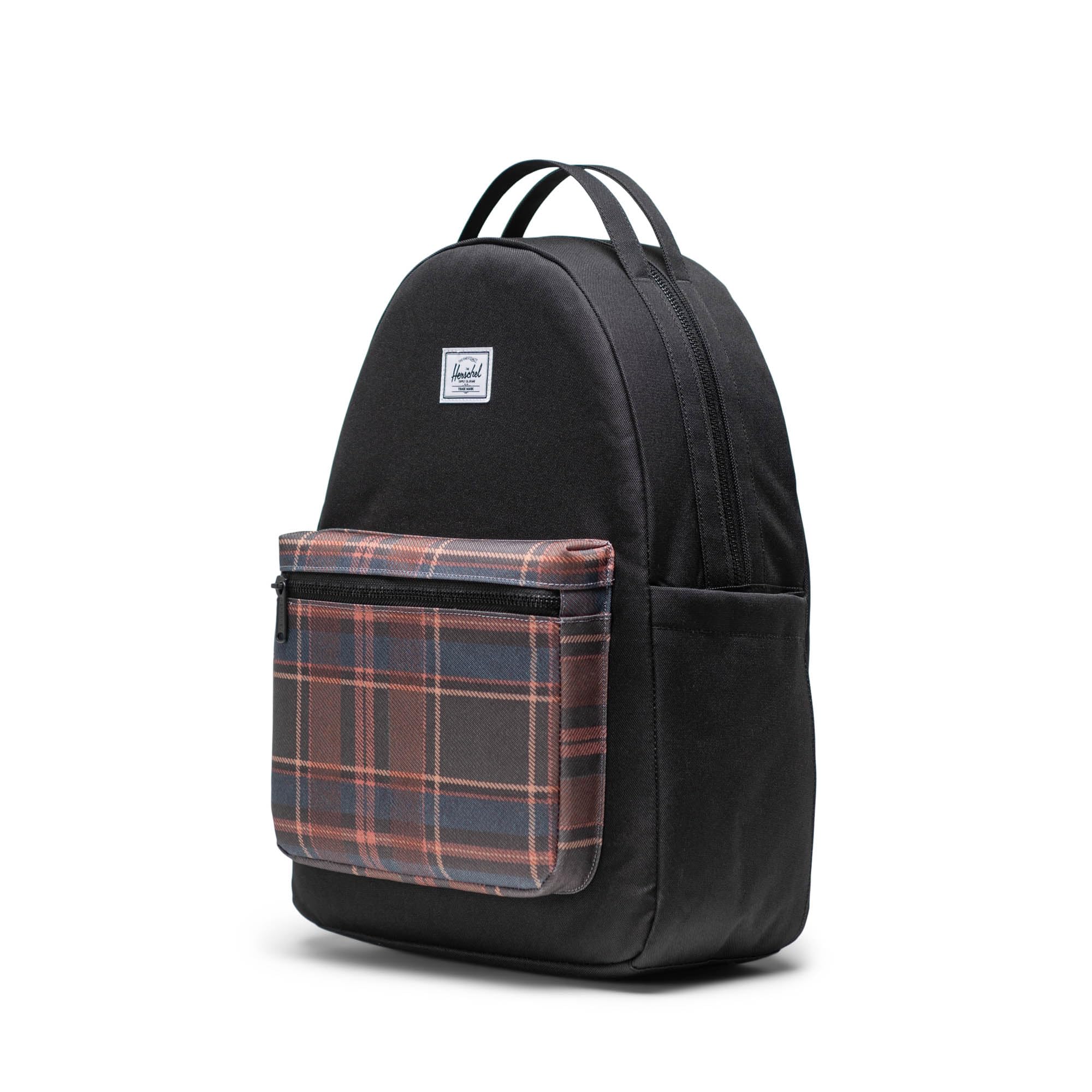 Foto 3 | Mochila Herschel Nova Tela Reciclada Diseño de Cuadros Negros - Venta Internacional