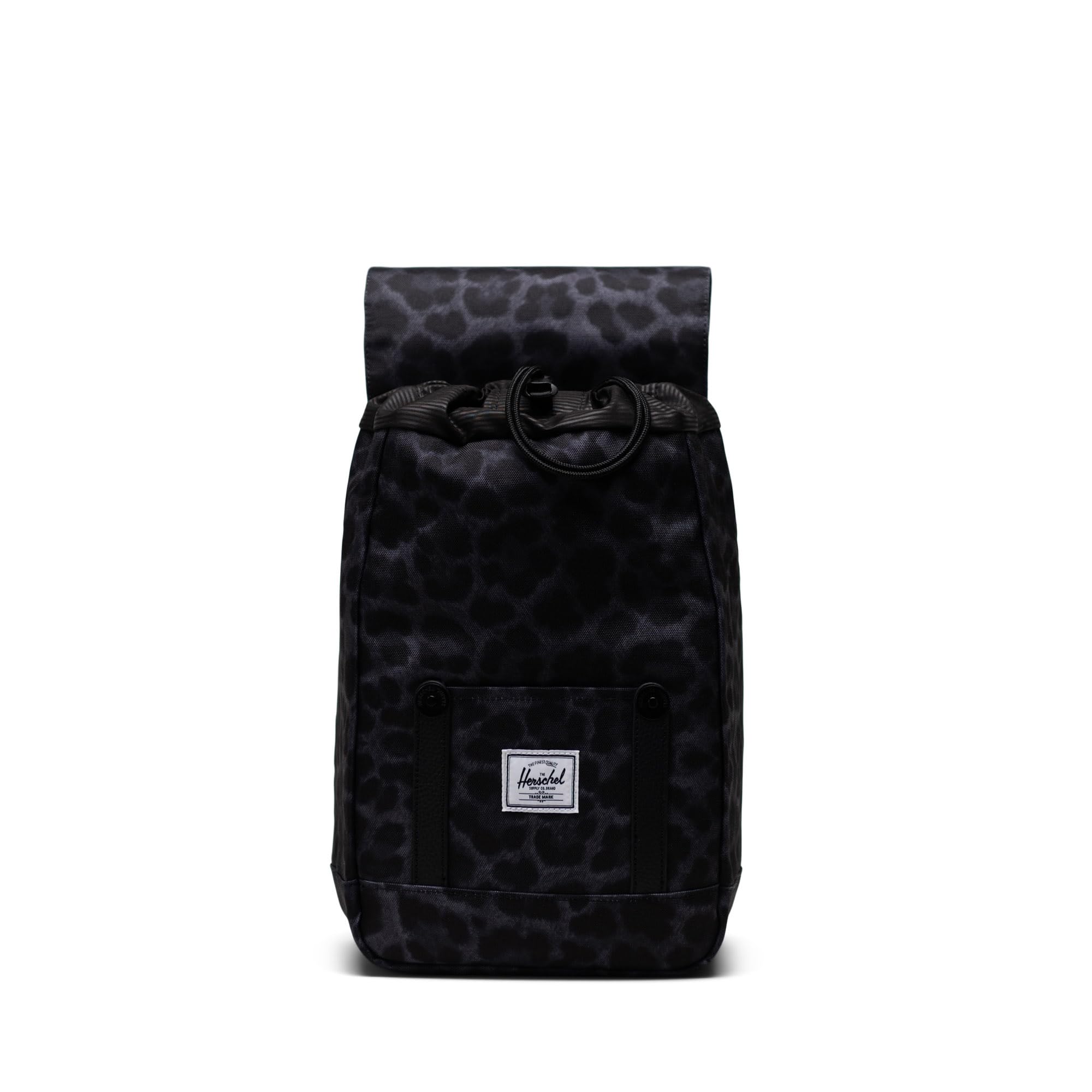 Foto 3 pulgar | Mochila Herschel Retreat Mini Digi Leopard Negra - Venta Internacional