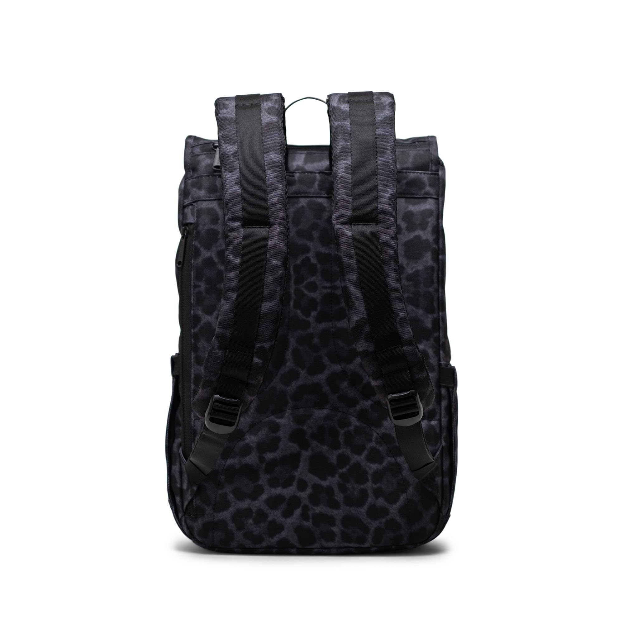 Foto 5 pulgar | Mochila Herschel Little America Mid Digi Leopard Negra - Venta Internacional