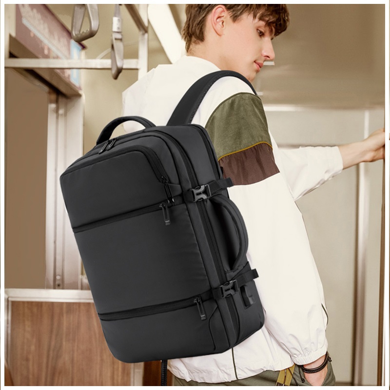 Foto 7 pulgar | Mochila Impermeable de Viaje de 37 Litros con Puerto USB Multifuncional - Venta Internacional
