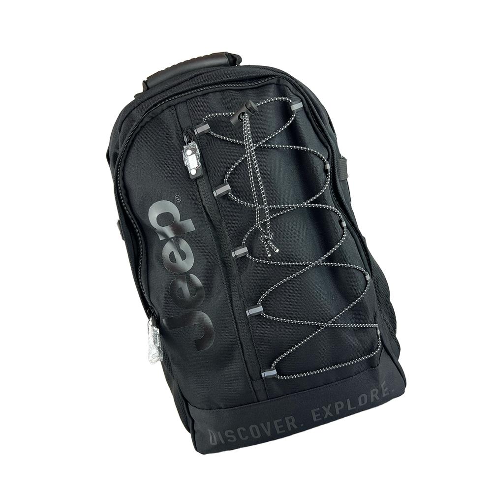 Foto 3 pulgar | Mochila Backpack Para Hombre Negro/gris Jeep Negro