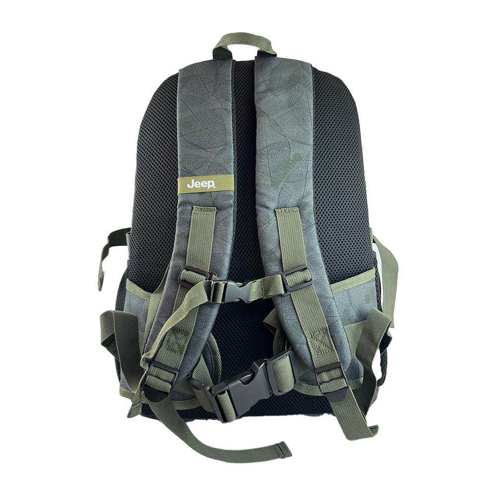 Foto 4 pulgar | Mochila Backpack De Camuflaje Para Hombre Jeep Gris Oscuro