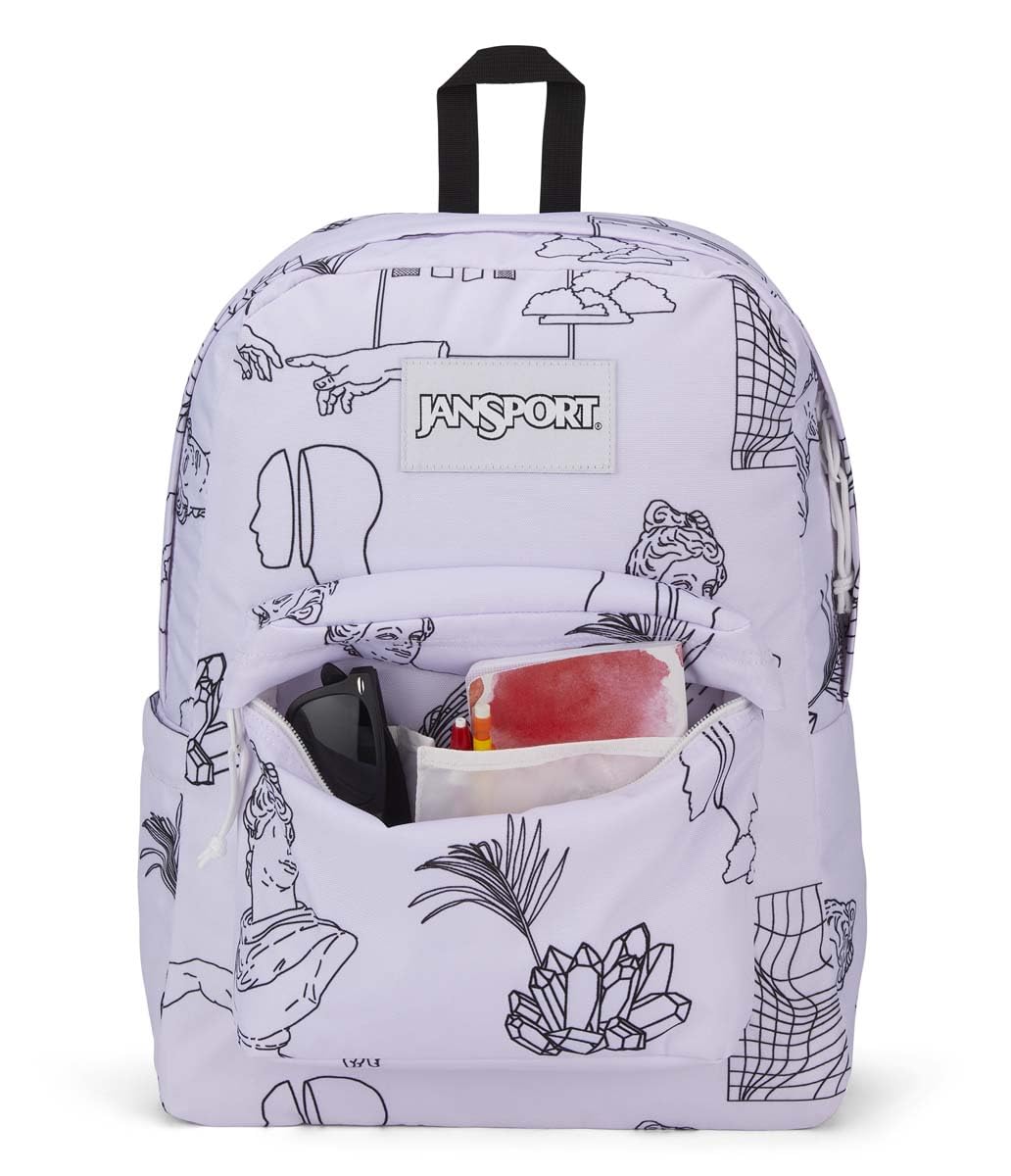 Foto 6 pulgar | Mochila Jansport Superbreak, Duradera Y Ligera, Vaporwave - Venta Internacional.