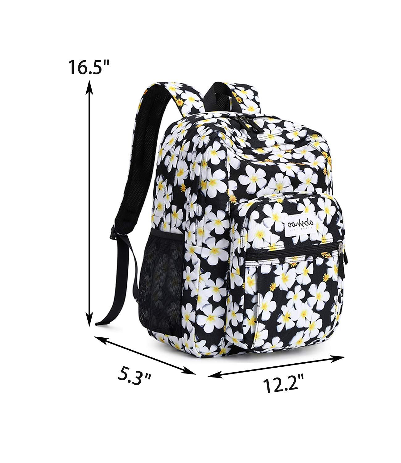 Foto 6 pulgar | Mochila Abshoo Classical Basic Floral Resistente Al Agua Para Mujer - Venta Internacional.