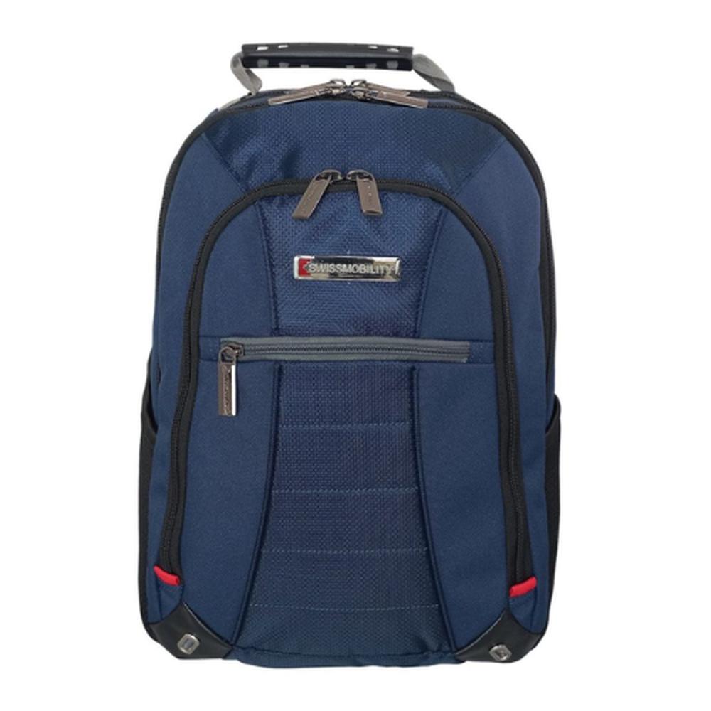 Backpack Swissmobility Para Laptop De 17'', Color Azul Negro