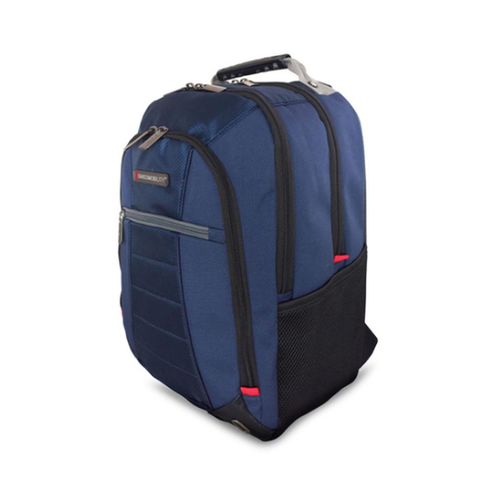 Foto 3 pulgar | Backpack Swissmobility Para Laptop De 17'', Color Azul Negro