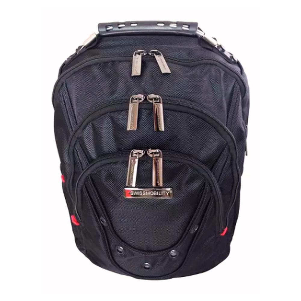 Foto 6 pulgar | Backpack Swissmobility Para Laptop De 17'', Color Negra Negro