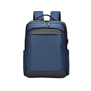 Foto 1 | Mochila De Hombro De Negocios De Gran Capacidad Resistente Escolar Azul