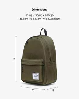Foto 2 | Mochila Herschel Supply Co. Herschel Classic XL Verde Hiedra - Venta Internacional