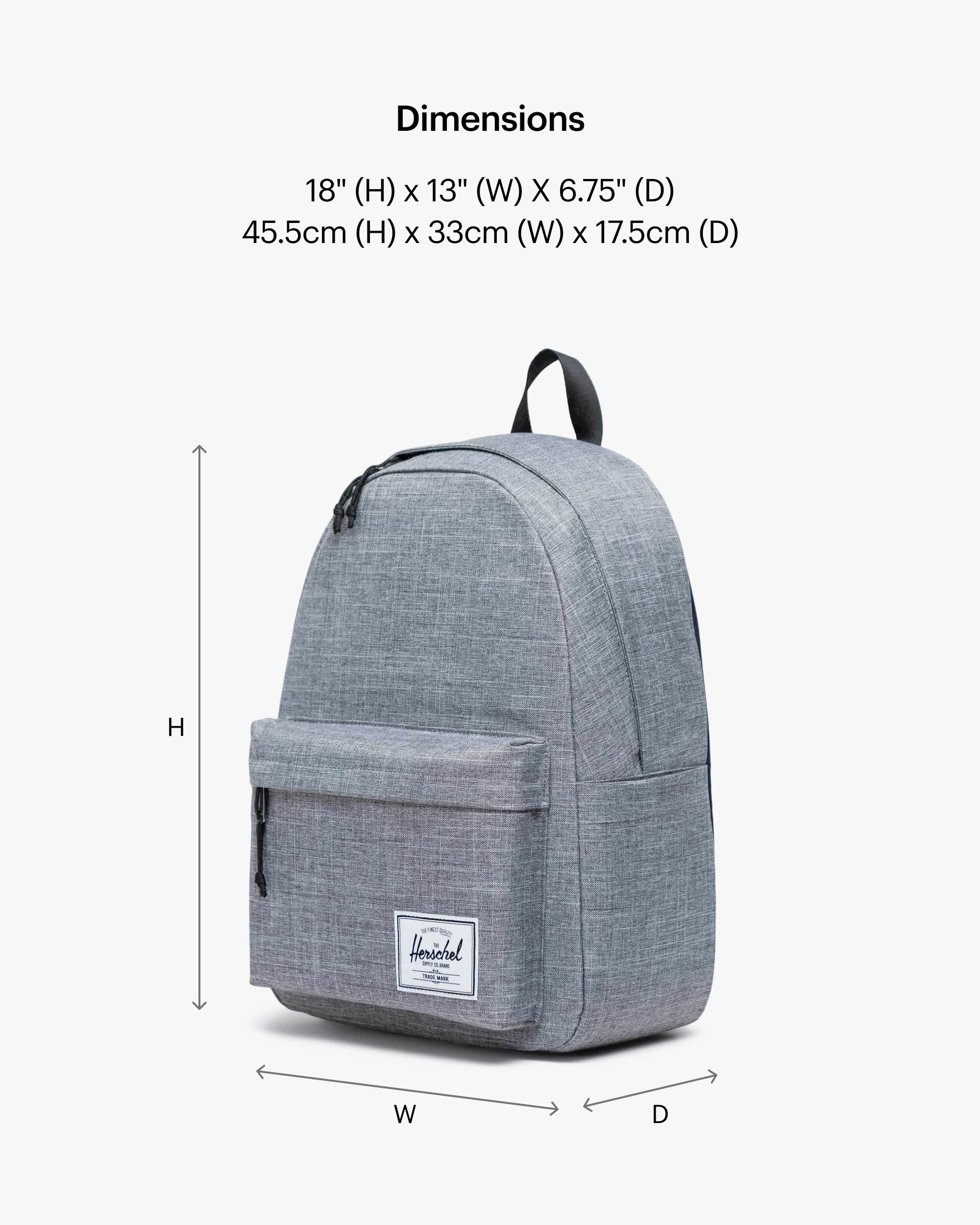 Foto 3 pulgar | Mochila Herschel Supply Co. Herschel Classic Xl Raven - Venta Internacional.