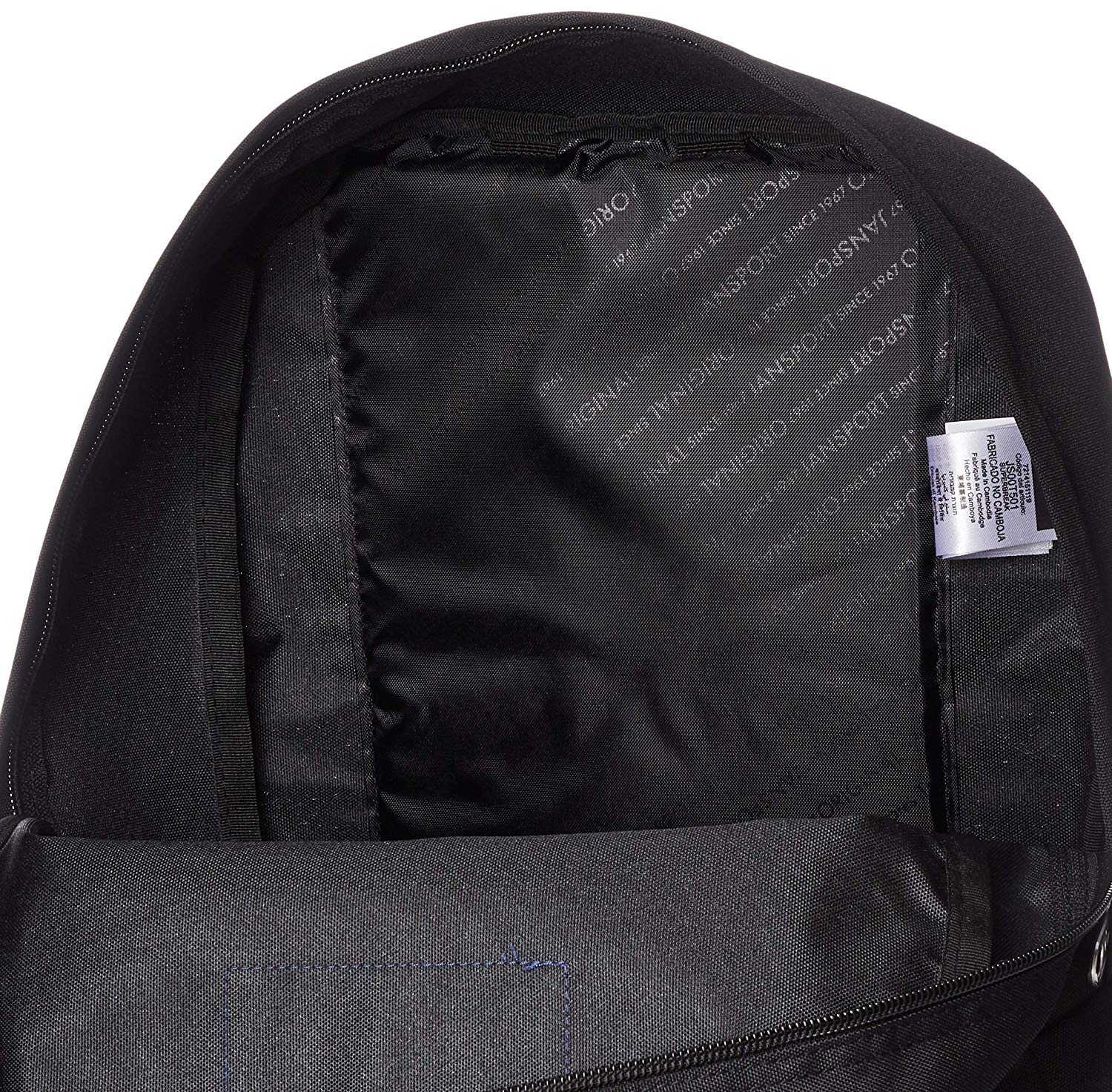 Foto 6 pulgar | Mochila Jansport Para Hombre En Color Negro Con Capacidad De 25 Litros - Venta Internacional.