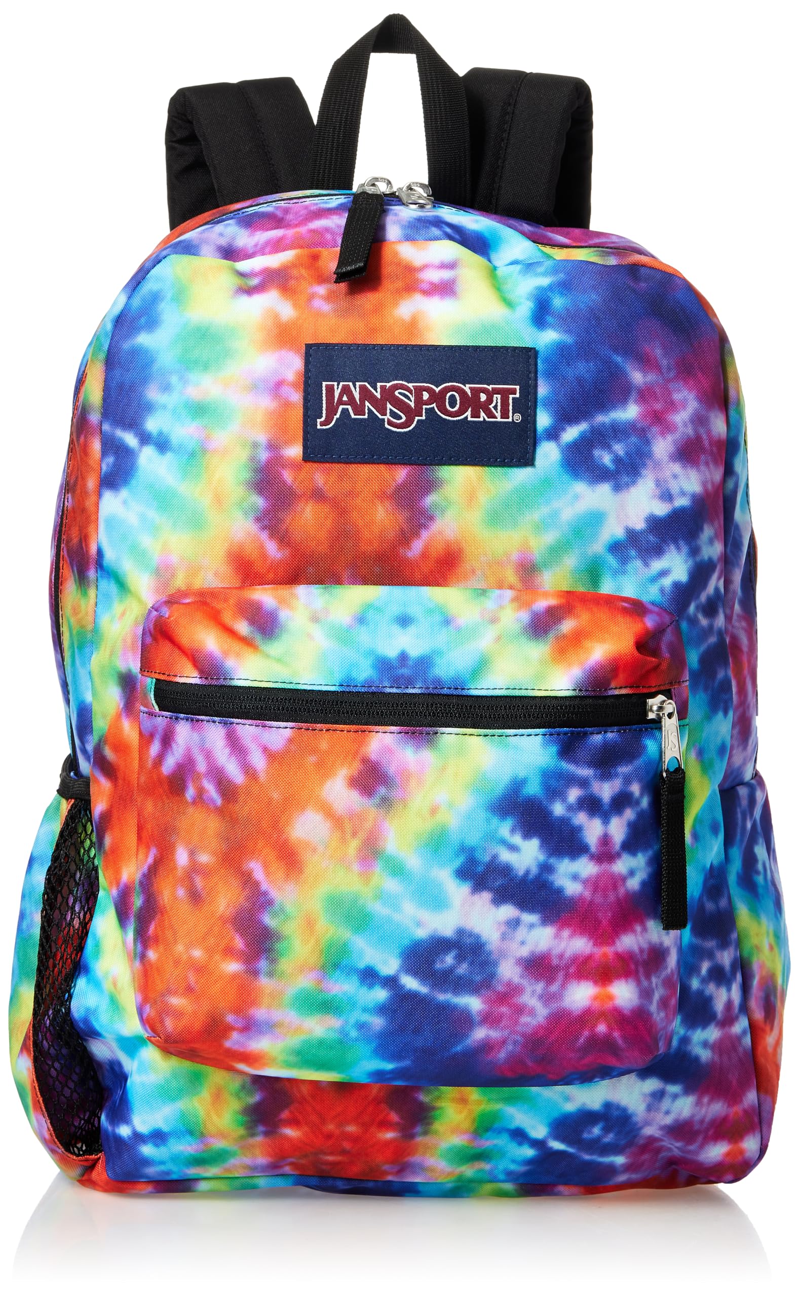 Mochila Jansport Cross Town Red Multi Hippie Days 17 X 12,5 X 6 Cm - Venta Internacional.