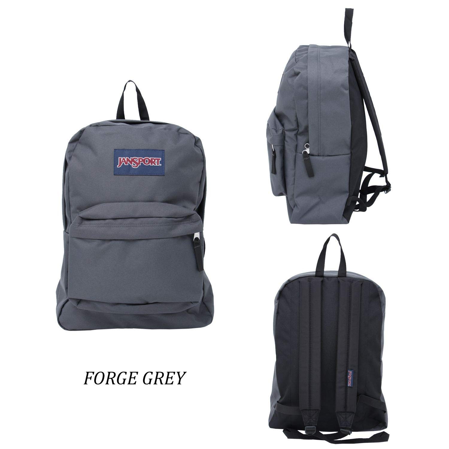 Foto 3 pulgar | Mochila Jansport Superbreak Forge Gris - Venta Internacional.