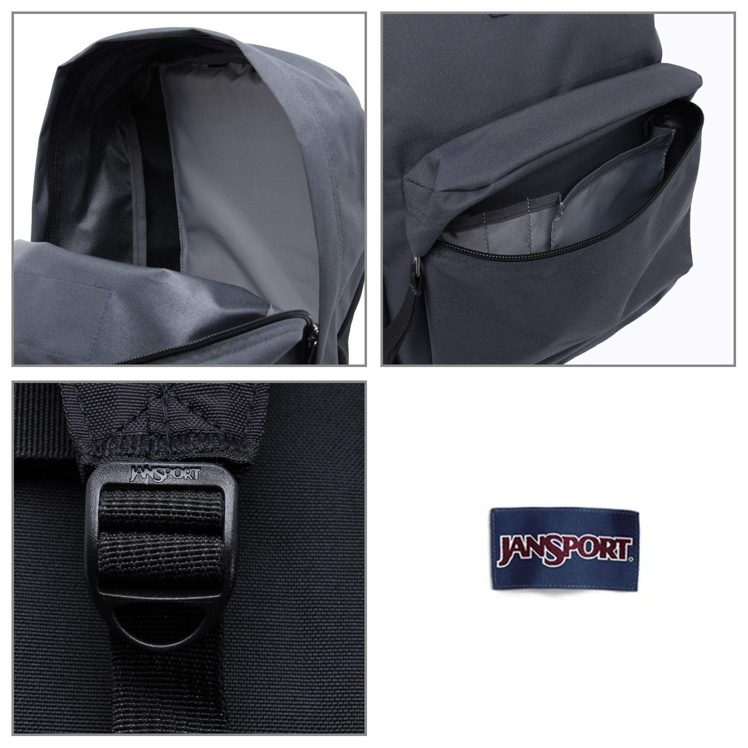 Foto 4 pulgar | Mochila Jansport Superbreak Forge Gris - Venta Internacional.