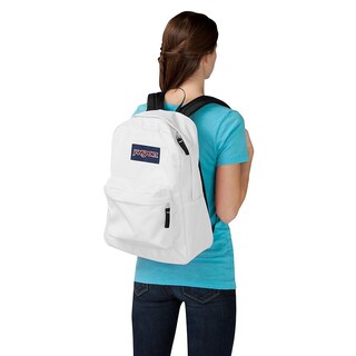 Foto 4 | Mochila Jansport Superbreak Classic Ultralight White - Venta Internacional.